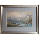 Charles Nicholls Woolnoth, Widok szkocki Coire Gabhail, Glen Coe