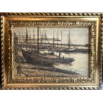 Evert Moll, Boats in the harbor