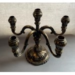 Pair of silver candlesticks