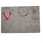 Eastern Front Territorial Okopy Photo Letter Pole to Gliwice 1917 Gierłatowice