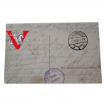 Eberswalde Karta z Lazaretu 1916 rok