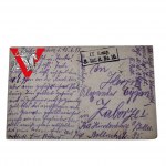 1 Śląski Pułk Piechoty 10 Zaborze Zabrze 1916 rok karta z Frontu Zachodniego