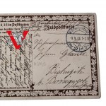 Okopy Karta List z Frontu 1915 Biskupice