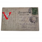 Railroad Post Office Censorship Krakow Bielsko Biala 1915 interesting Photo Card