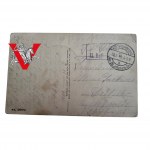 Our Lady in the Trenches, 31st Infantry Regiment Pole Card from the Western Front 1916
