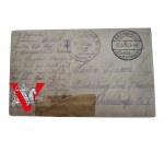 Kaiser Wizytujący Żołnierzy na Froncie , 27 Pułk Piechoty , Polak, Zabrze 1915 r