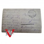 Extra Photo , Four Soldiers on the Front, Saber Holsters, contents written in Polish 1915