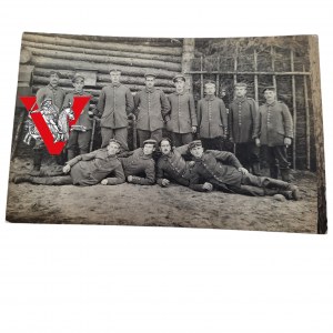 Gniezno , 4 Pomorski Pułk Piechoty nr 49, 4 Kompania , Zdjęcie z Frontu 1916, Podpisani Żołnierze