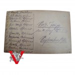 Gniezno , 4 Pomorski Pułk Piechoty nr 49, 4 Kompania , Zdjęcie z Frontu 1916, Podpisani Żołnierze
