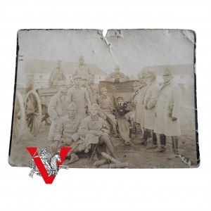 Polské legie, CK armáda , dělostřelectvo , dělo s polskou obsluhou, věnování 1915
