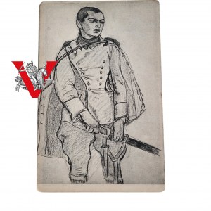 Polnische Legionen, Lanzenreiter mit Säbel, Oberstes Nationalkomitee 1915