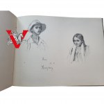 Legionáři polští Podhale Nowy Targ Velitelství Album 1914 s autogramem malíře LUDWIGA KOCHA