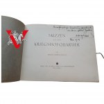 Legionáři polští Podhale Nowy Targ Velitelství Album 1914 s autogramem malíře LUDWIGA KOCHA