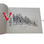 Legionáři polští Podhale Nowy Targ Velitelství Album 1914 s autogramem malíře LUDWIGA KOCHA