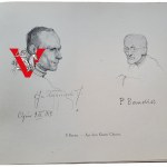 Legionáři polští Podhale Nowy Targ Velitelství Album 1914 s autogramem malíře LUDWIGA KOCHA