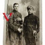 Polnische Legionen, Zwei Brüder mit Säbeln, Signiert, Super Foto