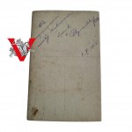 Polské legie, 2. brigáda legionářů Rogatywka s orlicí na hlavě Foto podepsáno 1918r