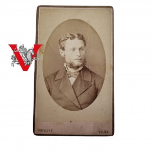 Fotografia Kartonikowa, Czyż Vilna Wilno, Dżentelmen Szlachcic , XIX wiek