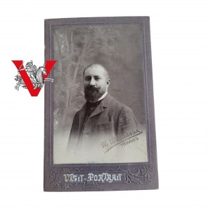 Fotografia Kartonikowa, Portret Tadeusz Aleksander Głębocki herbu Lubicz, Tibilis, XIX wiek