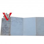 Maria Onyszkiewicz Kurierka AK, Francuska Legitymacja Wojskowa Przepustka Francja 1944 r