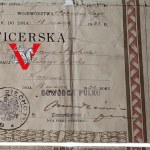 68 Infantry Regiment 10 Greater Poland Rifles, Certificate of Non-Commissioned Officer School with Photo, Signature of Regimental Commander , 1932