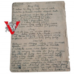 Radom Occupation, 1940, Poems from the Apollo Cinema Camp written by Poet Ostaszewski [RARE].