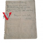 Radom Occupation, 1940, Poems from the Apollo Cinema Camp written by Poet Ostaszewski [RARE].