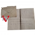 83 Pułk Strzelców Poleskich Kobryń, List żołnierza Pułku, Pieczątka