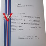Wojewódzki Inspektorat Obrony Cywilnej, OC Warszawa, Dyplom dla Pułkownik Siwca