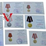 Związek Radziecki, Rosja, 10 Legitymacji do Odznaczeń