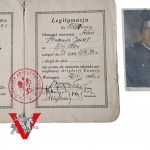 Legitymacja Odznaki Artylerii Konnej , 13 Dak , Wraz Ze Zdjęciem, 1934 rok