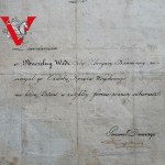 [!!!VALOR RARYTAS / OGROMNY UNIKAT!!!] Powstanie Listopadowe - nadanie Virtuti Militari 9 czerwca 1831, podpis generał Łubieński, bohater spod Somosierry