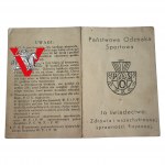 POWSTANIE WIELKOPOLSKIE 60 PP kawaler VIRTUTII MILITARI Legitymacja odznaki Sportowej