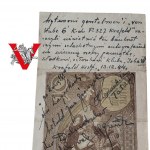 [UNIKAT!!!] Banknot z Obozu Jenieckiego z Podpisami Powstańców Warszawskich, 1944 r