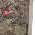 [UNIKAT!!!] Banknot z Obozu Jenieckiego z Podpisami Powstańców Warszawskich, 1944 r