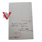 kapitan Jan Toroń 71 PP 49 PP od 6 września 1939 dowódca 76 Pułku Piechoty AUTOGRAF Wykładowca w Szkole Oficerskiej Zamordowany w Katyniu KATYŃ