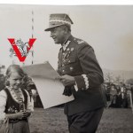 Generał Tadeusz Kasprzycki z Małą Góralską, Zjazd Górski w Sanoku 1936 r