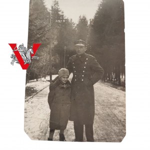 Zakopane 1933, Oficer Żandarmerii Henryk Mirakowski z synem