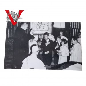 Wizyta Roberta Kennedy w Polsce 1964, Stefan Wyszyński, Warszawa [SUPER ZDJĘCIE]
