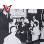 Wizyta Roberta Kennedy w Polsce 1964, Stefan Wyszyński, Warszawa [SUPER ZDJĘCIE]