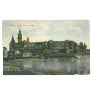 KRAKOW. Wawel Castle from the side of the Vistula River.