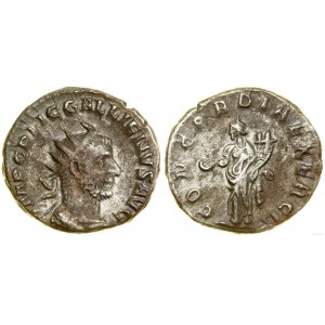 Cesarstwo Rzymskie, antoninian bilonowy, 254, Rzym