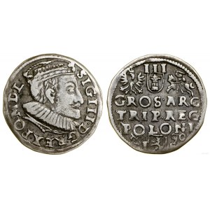 Polska, trojak, 1590, Poznań