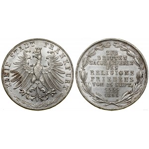 Niemcy, 2 guldeny, 1855, Frankfurt