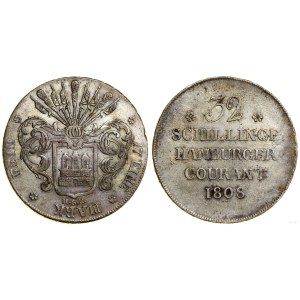 Niemcy, 32 szylingi, 1808 HSK, Hamburg