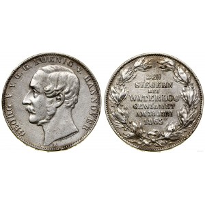 Niemcy, talar, 1865 B, Hanower