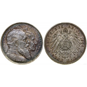 Niemcy, 5 marek, 1906 G, Karlsruhe