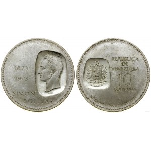 Wenezuela, 10 boliwarów, 1973, Ottawa