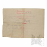 Dichiarazione della seconda guerra mondiale Ostrowiec Partenza per la famiglia 1939