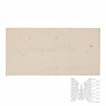 PSZnZ Business card of Tadeusz Chrostowski Polish Air Force - 300 Squadron, Died 1941